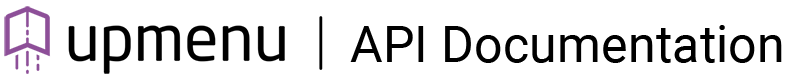 Upmenu | API documentation
